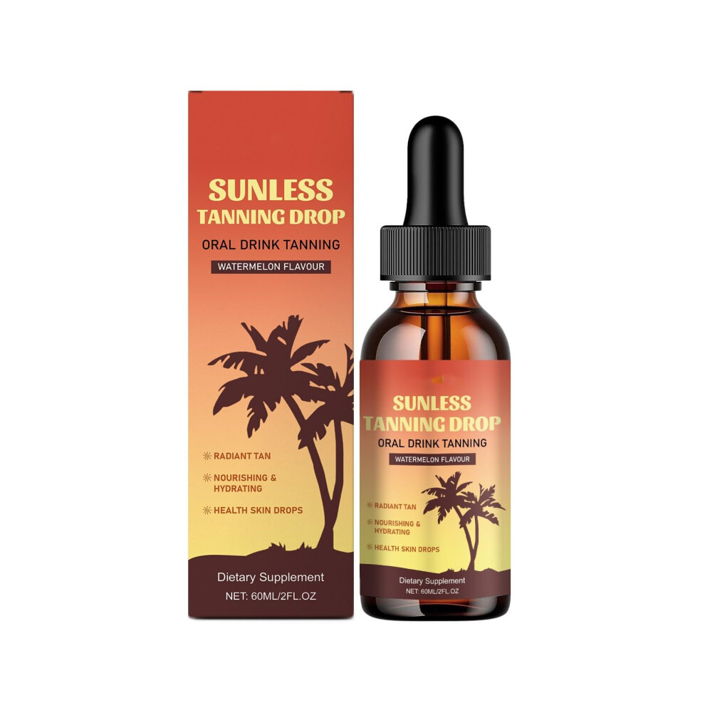 Self Tanning Drops for Face and Body, Vegan Sunless Tanner, Hydrating Glow, 1 Fl Oz