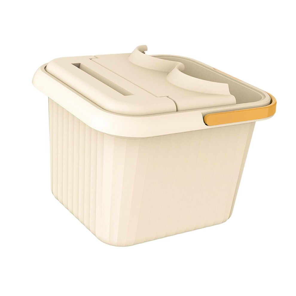 Foot Spa Basin Large PP Foot Soaking Tub with Lid for Home Relaxation and Family Use