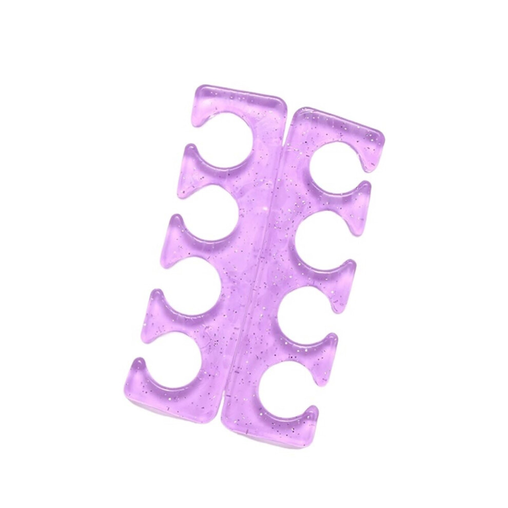 Purple Toe Separators 8 Pcs Soft Silicone Toe And Finger Spacers For Smudge Pedicure Manicure