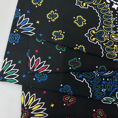 Stylish Cashew Pattern Bandana Head Scarf Square-Style 3 2