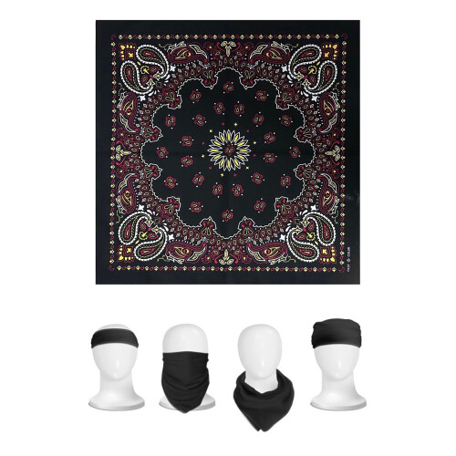 Stylish Cashew Pattern Bandana Head Scarf Square-Style 3 1