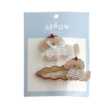 Pack Of 2 Sweet Cartoon Animal Hair Clip For Girls And-puppy