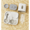 Conjunto de comedouro e bebedouro automático para animais de estimação, sistema de reabastecimento automático com dupla função para cães e 5