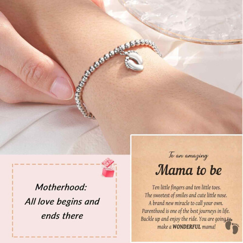 1 τεμάχιο βραχιόλι για γυναίκες, δώρα για baby shower, βραχιόλι με γούρι για μικρά 2