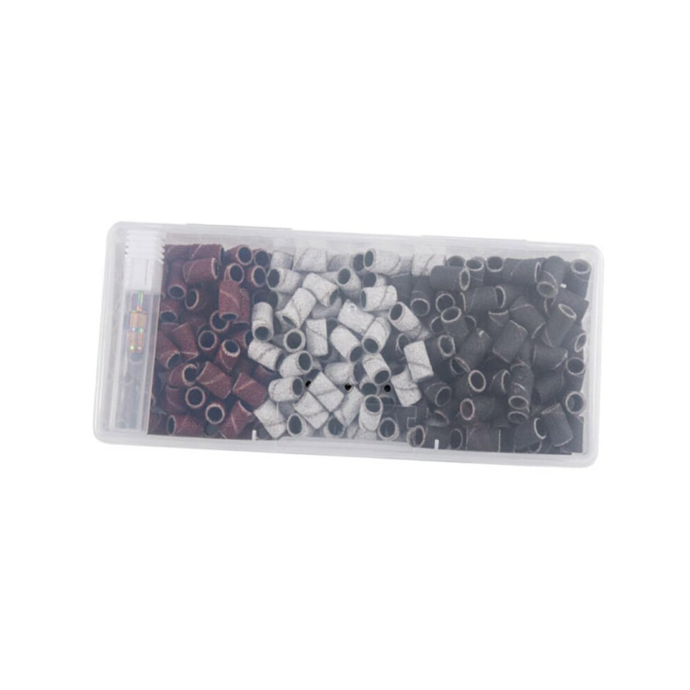 Nail Sanding Bands and Drill Bit Set for Acrylic and Gel Nails, Durable Abrasive Performance