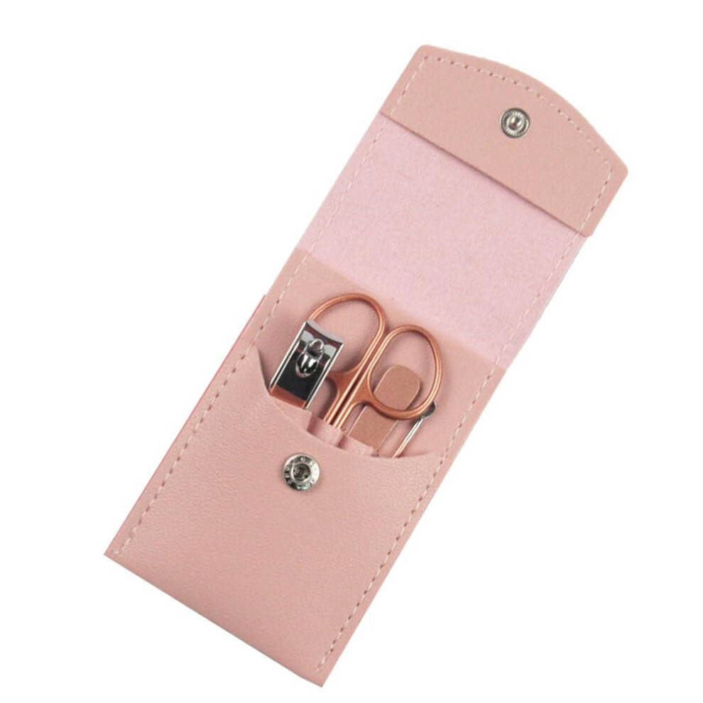 Manicure Pedicure Set 16Pcs AllâinâOne Nail Care Kit Stainless Steel Tools with Compact Travel Case