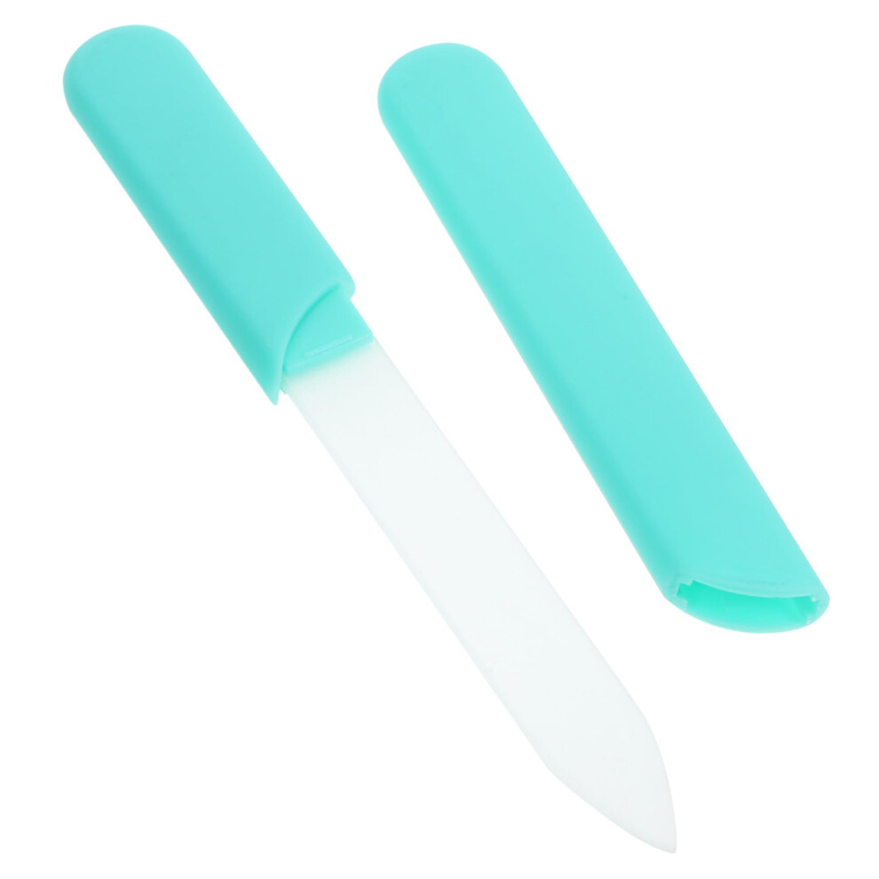 Crystal Glass Nail File and Buffer Set for Manicure Pedicure, Smooth Shaping, Random Color