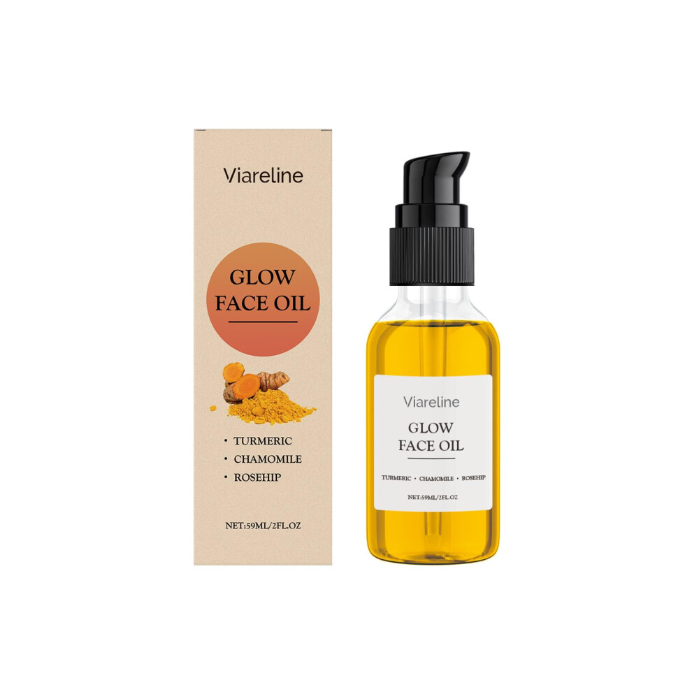 AntiAging Face Oil with Turmeric and Rosehip, Natural Vegan Formula to Reduce Wrinkles and Dark Spots, 2 Fl Oz-image-OPC-PQNZCNT-NEW