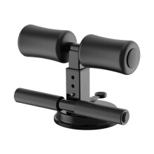 Sit Up Bar Foot Holder Adjustable Sit Up Exercise Equipment For Ab Training Men Women Home Gym Travel Outdoor Black