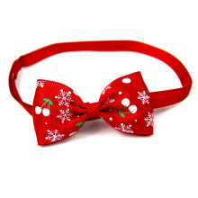 Kerstversiering set voor hond en kat, nieuwjaarsstrikje voor huisdieren met fleece muts, kerstversiering voor huisdieren, feestelijk accessoire met