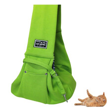 Sac bandoulière pour animaux de compagnie, sac de transport léger et pratique pour les voyages, bandoulière large et confortable, conception