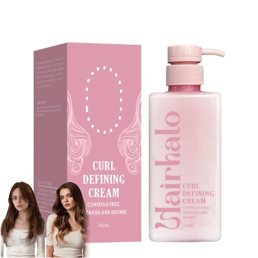 Cream Curl Defining With Shea Butter And Coconut Oil For Wavy Curly Hair, Anti Frizz, 1 Pack