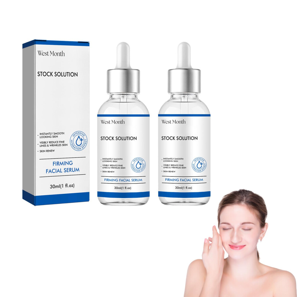 Anti Aging Firming Facial Serum 2PCS for Mature Dry Skin, Reduce Fine Lines and Boost Collagen
