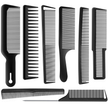 Hair Cutting Comb Set 8 Piece Professional Styling Combs for Men and Women Works on All Hair Types
