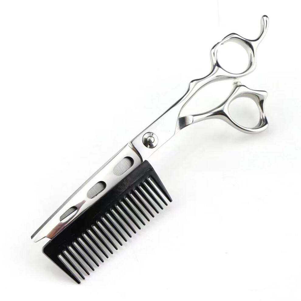 6 Inch Hair Cutting Scissors Japanese Steel Razor Sharp Blades Ergonomic Grip with Comb