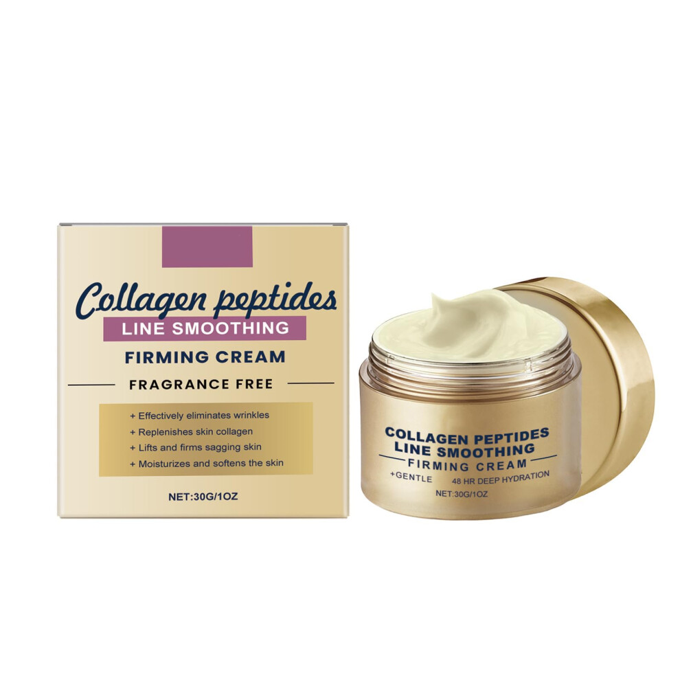 Cream Collagen Peptide Anti Aging Moisturizer For Face And Body With Wrinkle Reduction And Hydration