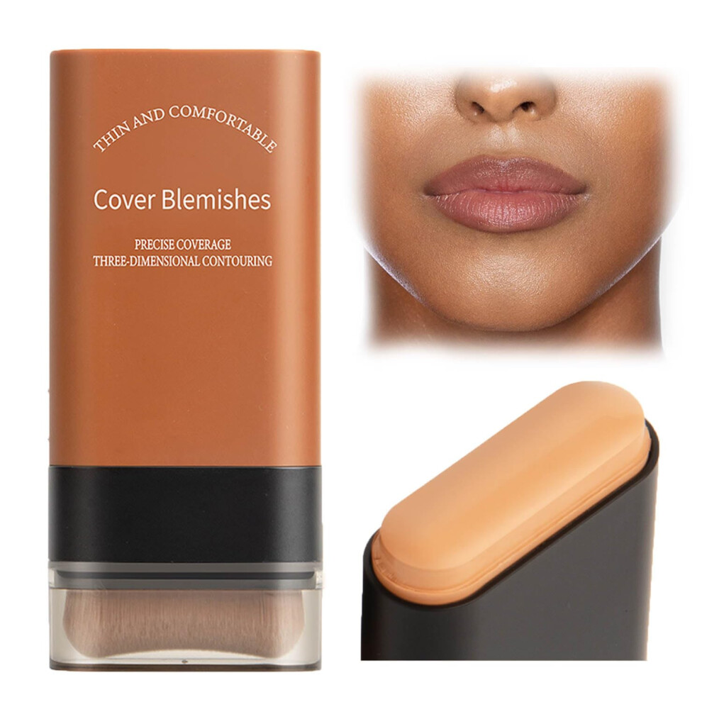 Foundation Stick Shade 05 Full Coverage Hydrating with BuiltIn Brush for Flawless Concealing