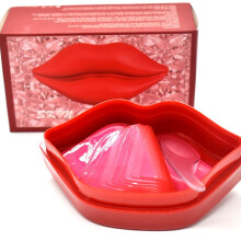 20Pcs Hydrating Collagen Lip Mask for Dry and Chapped Lips Overnight Moisturizing Treatment Red