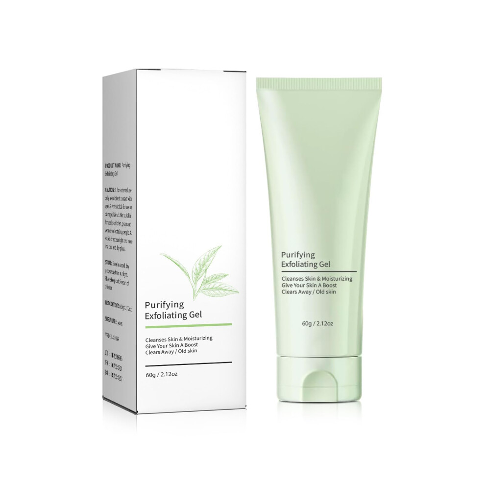 Green Tea Face Exfoliator With Deep Hydration And Pore Tightening Facial Scrub For Smooth Skin