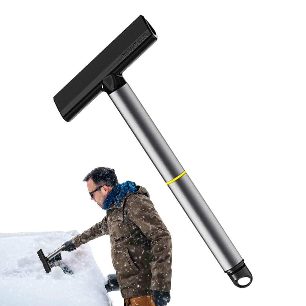 Heavy Duty Car Snow Shovel And Ice Scraper For Suv Truck Windshield With Wide Rust Resistant Head 9187378351062
