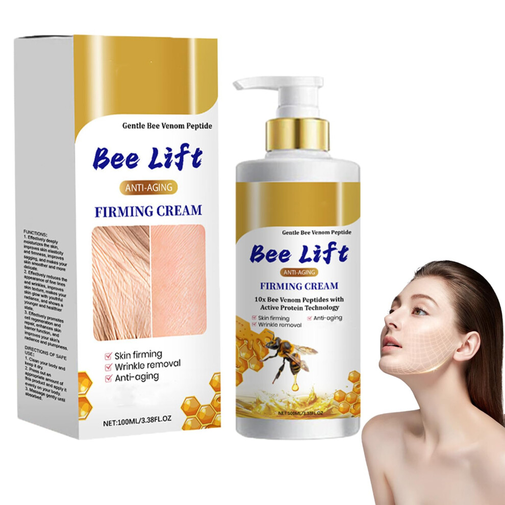Cream Antiaging Face With Bee Venom Peptide Complex, Wrinkle Reducing And Firming Moisturizer 1Pc