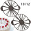 Cake Slice Divider 10/12 Equal Portions Round Cutter for Mousse Pastry with Comfortable Grip 2