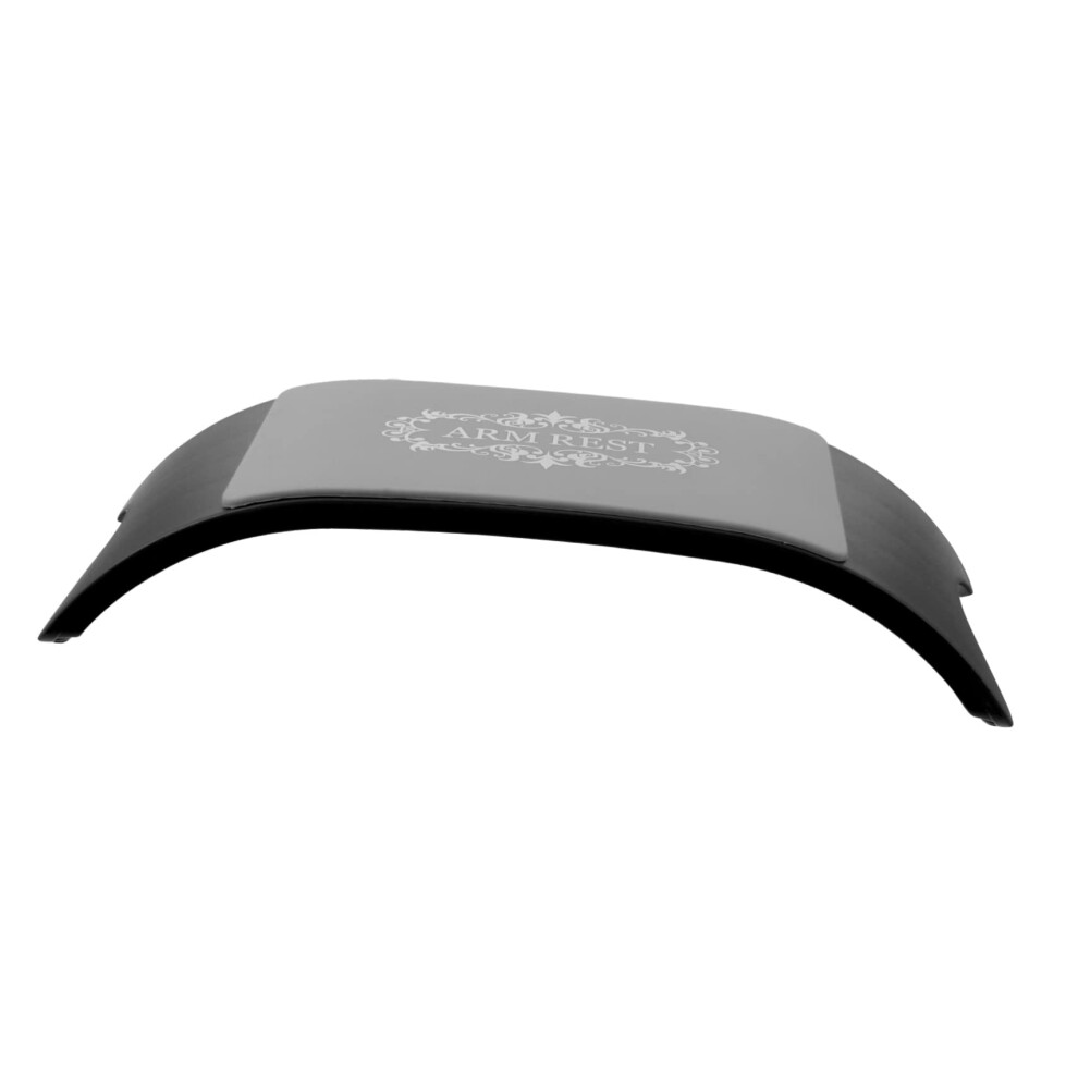 Black Nail Arm Rest For Manicure With Comfortable Hand Pillow And Easy Clean Surface For Nail Art