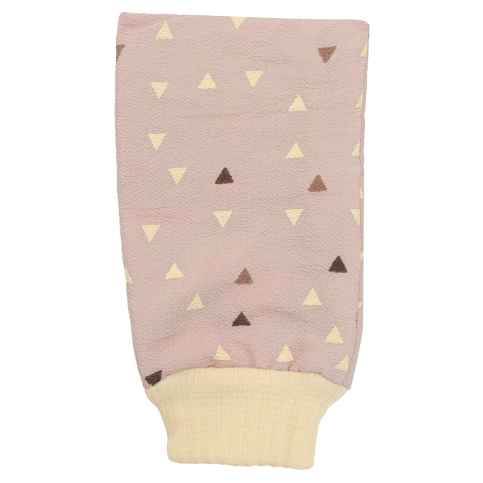 Pink Exfoliating Gloves For Women Doublesided Body Scrub Mitt Bath Shower Spa Gentle Skin Care