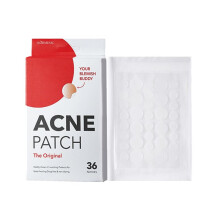 Acne Patch Set with Hydrocolloid, Invisible Overnight Pimple Treatment for Face, Vegan 36 Count
