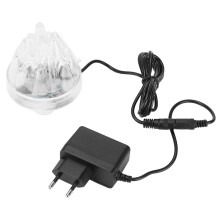 Dränkbar lampa för akvarium, färgglad gradient vattentät undervattens-LED-lampa med jämn luftflöde och stor bubbeleffekt, säker giftfri skiva