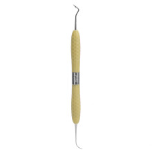 Ferramentas profissionais para obturação de resina composta, instrumentos odontológicos em aço inoxidável com cabo de silicone para maior