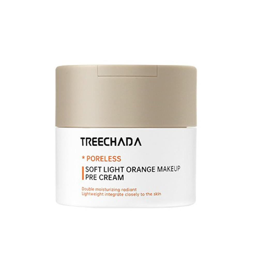 Light/Orange Soft Hydrating Face Primer For Longlasting Makeup, Weight Smooth Finish 30G