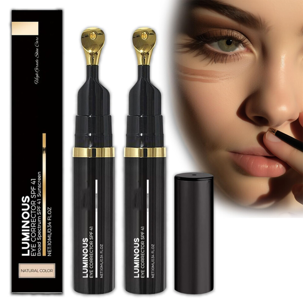 Dark/Peach Under Eye Concealer Spf41 Full Coverage Circle Corrector Hydrating Antiaging Tone