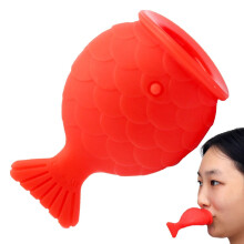 Fish Shape Silicone Lip Plumper Device for Instant Volume, Safe Lip Enhancer Tool