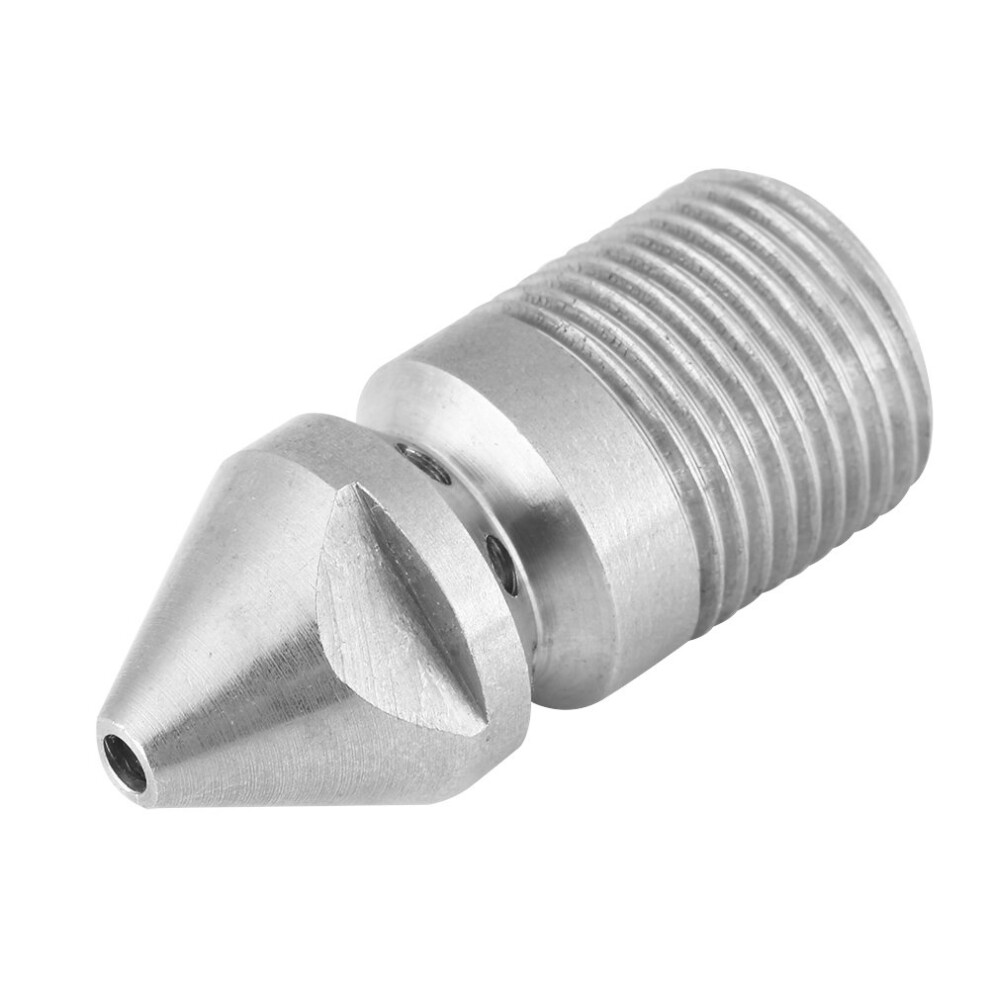 Sewer Jetter Nozzle Ss304 Stainless Steel 3/8 Bsp Male Thread Eight Backward Holes For Sewer Cleaning Pipe Drain 9187378351864