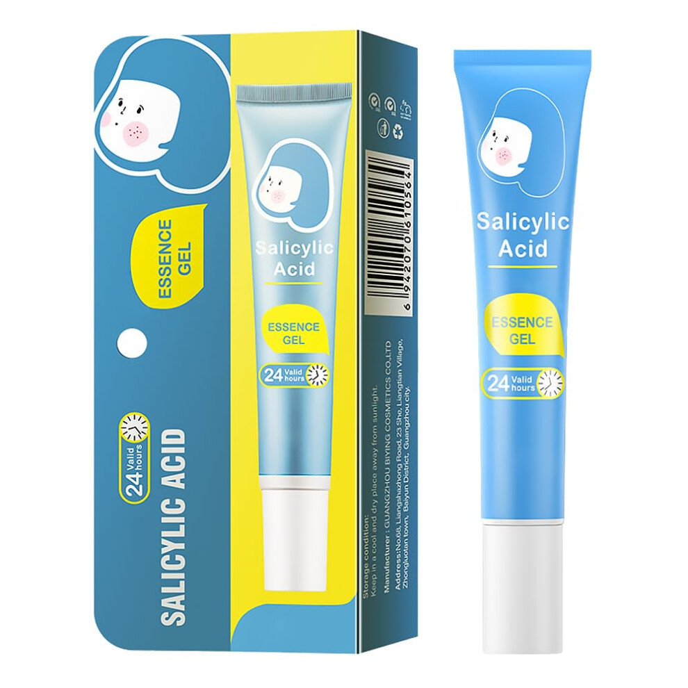 Blue Tint Salicylic Acid Exfoliating Gel for Acne Prone Skin with Hydrating and Soothing Formula