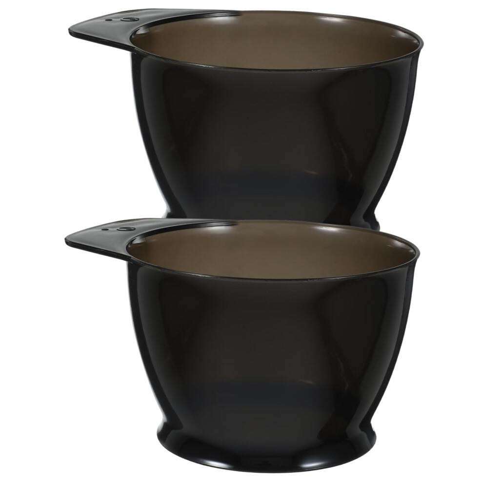 Hair Dye Mixing Bowl Set with AntiSlip Grip and Measurement Scales, Reusable for Salon and Home