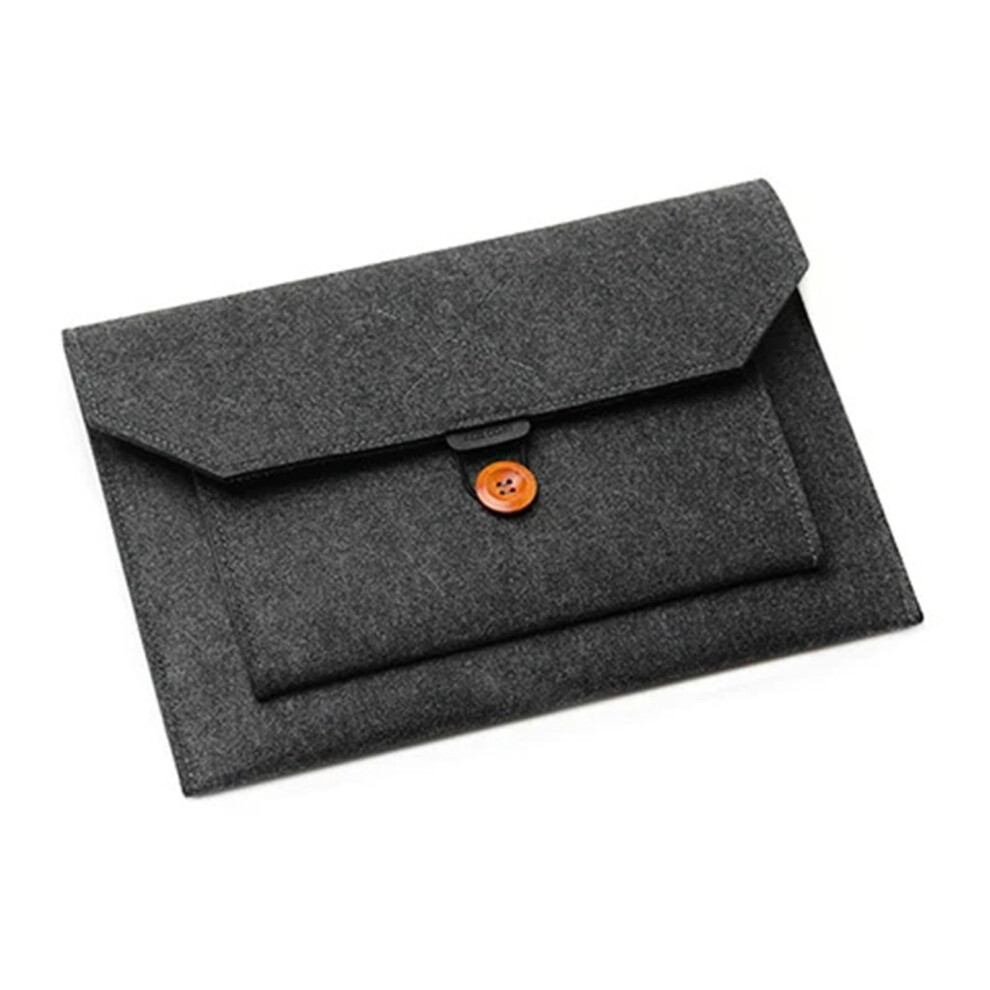 Tablet Sleeve Felt Ultralight For 11.615Inch Tablets And Laptops, Multipocket Notebook Case, 13Inch Dark/Gray 9094768490099
