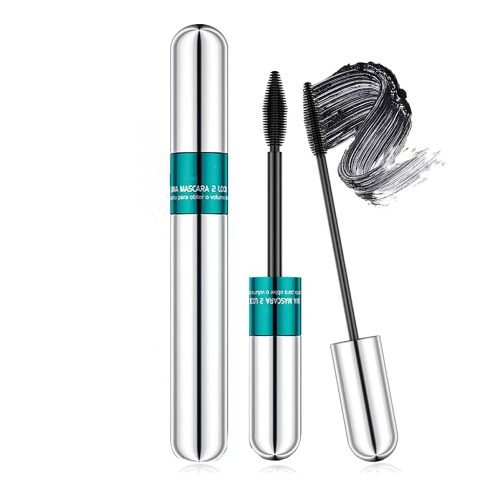 Mascara for Older Women with 4D Silk Fiber Technology, 5X Longer Lashes, Waterproof and Clump