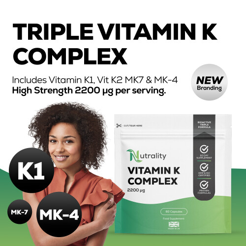 Nutrality Triple Vitamin K Complex 2200 mcg 2