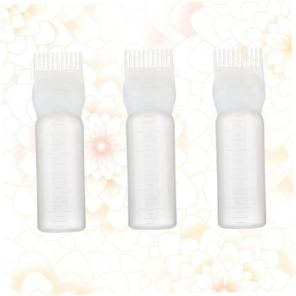 Hair Dye Applicator Bottle with Comb 3pcs Set for Precise Root Application and Even Color