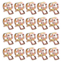 Spring Band Type Hose Clamps 9.5mm 20 Pcs Fuel Line Silicone Vacuum Hose Clamp LowPressure Colorful