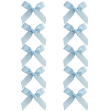 10lots Small Bowknot Hair Clip Toddler Butterfly-Light Blue