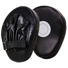 Boxing Pads Mitts Leather Curved Focus Gloves, ShockResistant Thickened Punching, Taekwondo Equipment for Fighting