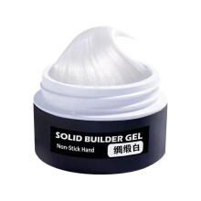 Solid Nail Extension Gel 15g, Easy Sculpting Formula, WeddingReady Nail Design for Beginners