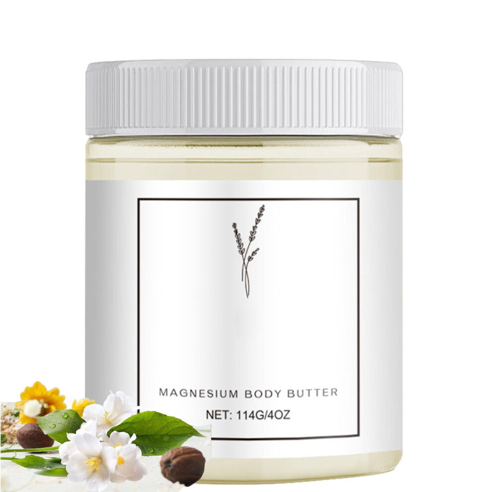 Cream Magnesium For Neuropathy Pain Relief, Deep Hydration Body Butter, 4Oz For All Skin Types