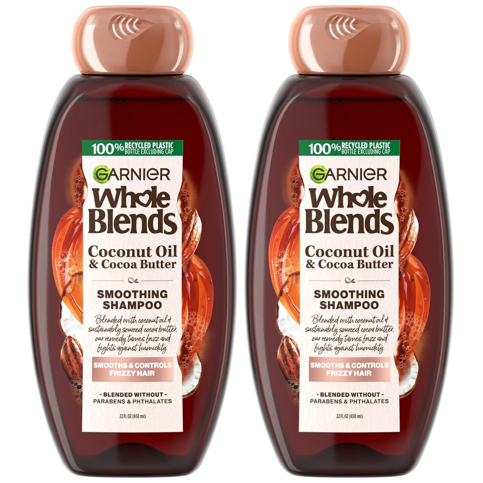 Garnier Whole Blends Smoothing Shampoo 2 Count
