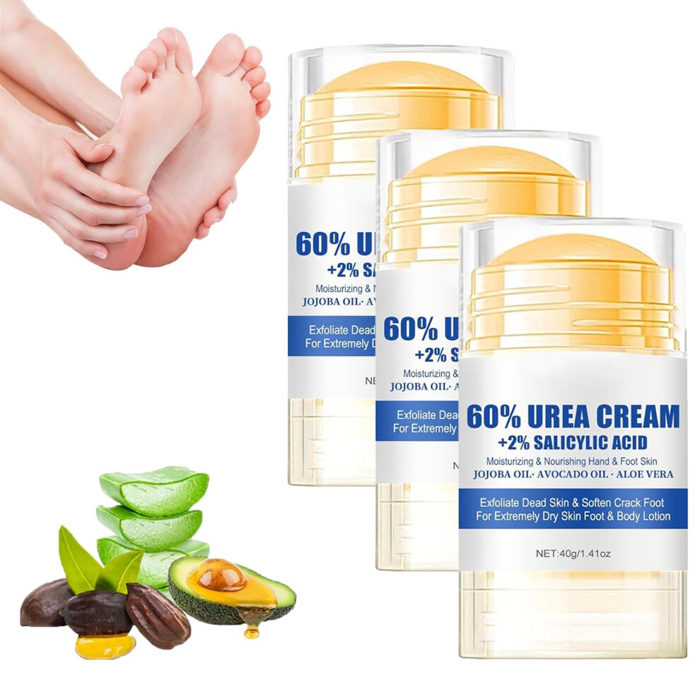 Cream 60% Urea Foot For Dry Cracked Heels, Deep Hydration And Gentle Exfoliation