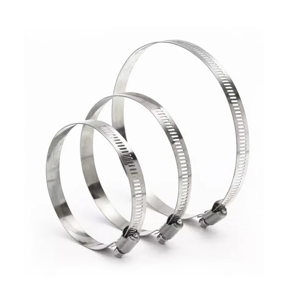 Stainless Steel Hose Clamps 1016Mm Adjustable Heavy Duty Fuel Line Clips For Plumbing And Automotive 9187378353974