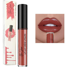 Liquid Lipstick Set 12 Colors Long Lasting Waterproof Matte Finish Smooth Moisturizing for Women